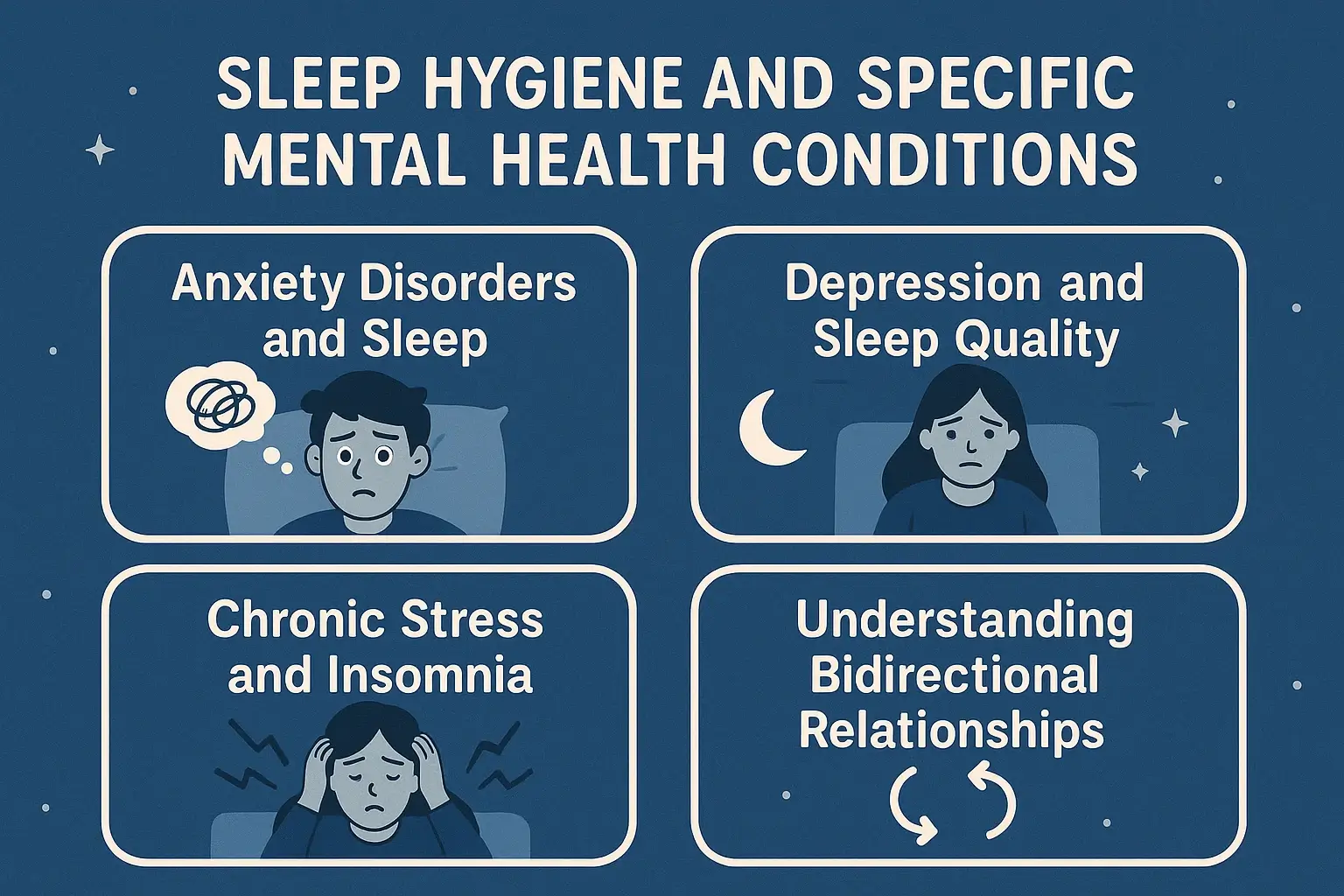 Sleep Hygiene and Specific Mental Health Conditions